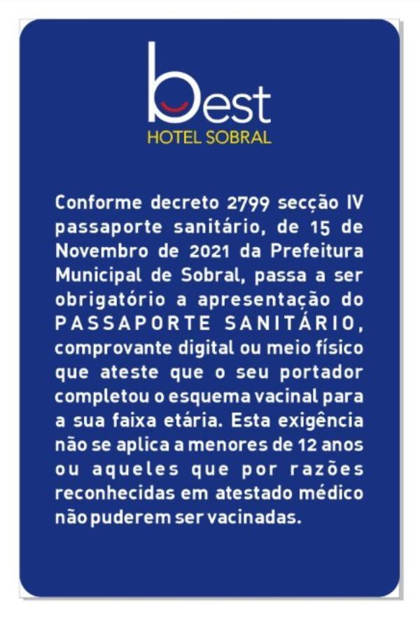 Best Hotel Sobral Exterior foto